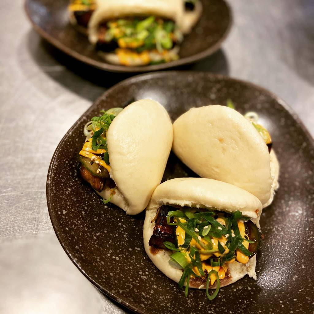 Asian-inspired bao buns