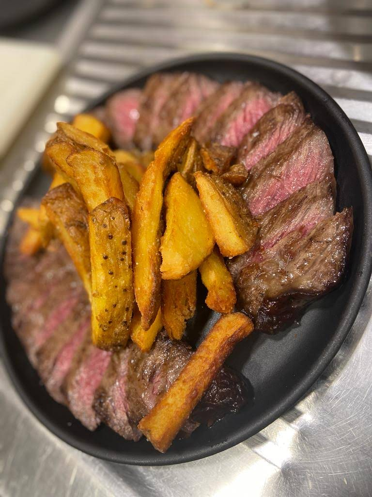 Perfectly cooked steak